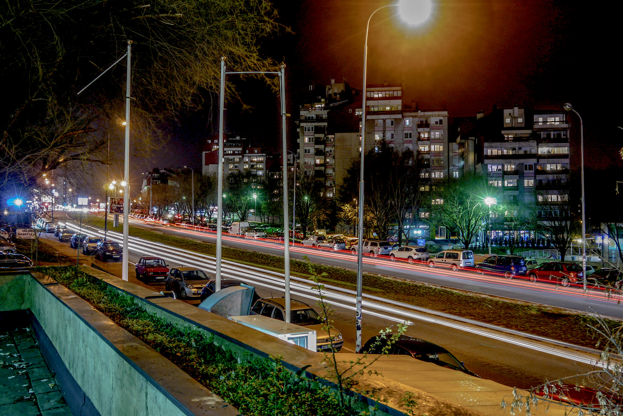 Panasonic Lumix DMC-G1 sample photo. City night photography