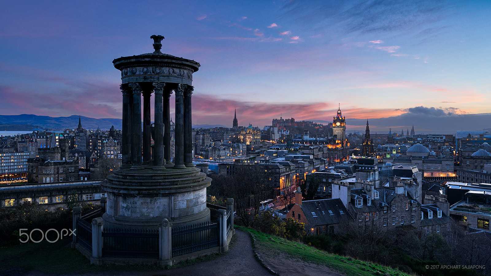 Sony a7 sample photo. Calton hill photography