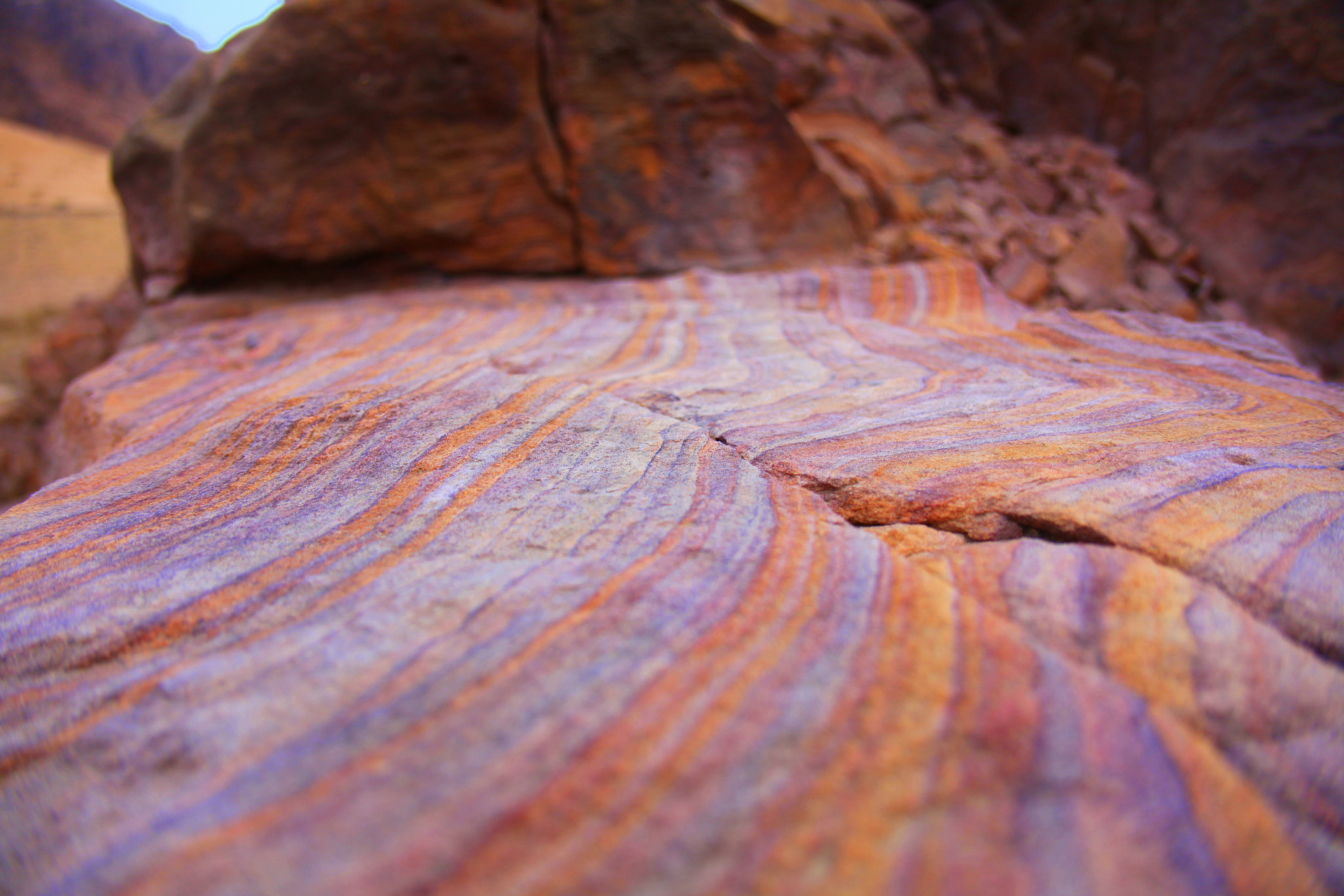 Canon EOS 5D Mark II + Canon EF 28-105mm F4.0-5.6 USM sample photo. Colorful rock photography