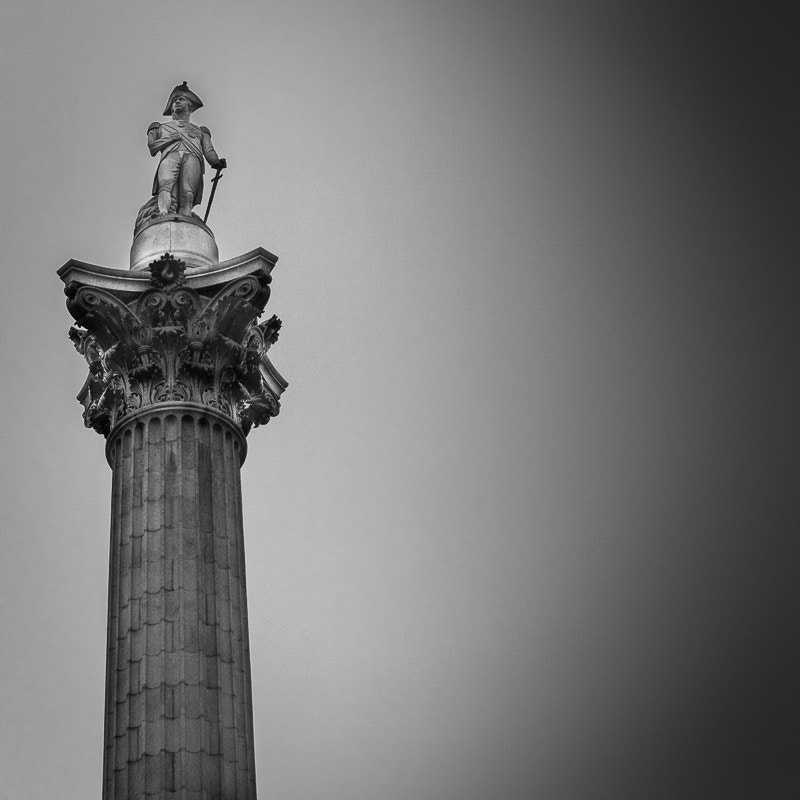 Nikon 1 J5 sample photo. Admiral lord nelson in trafalgar square photography