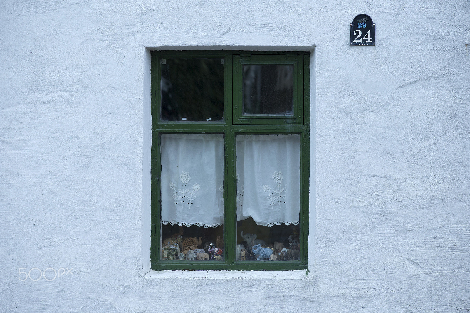 Canon EOS-1D X sample photo. Old green wooden window of house photography
