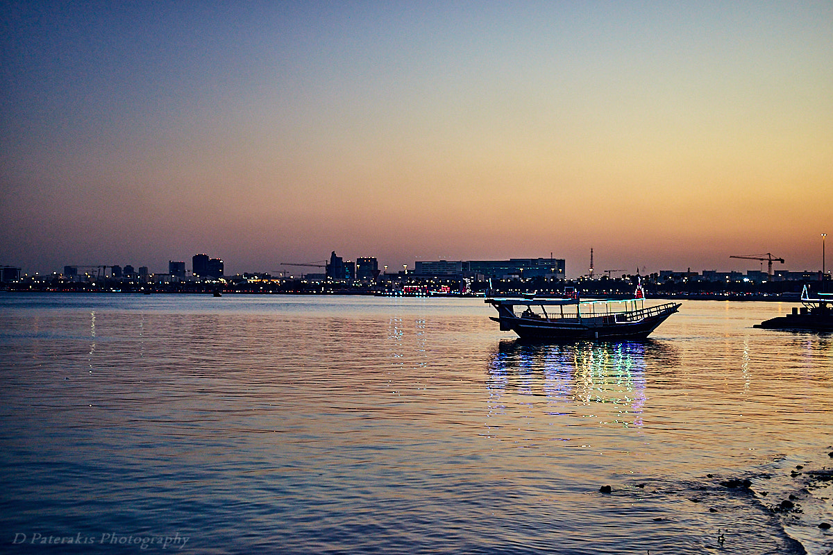 Fujifilm X-T10 + Fujifilm XF 35mm F2 R WR sample photo. Doha sunset photography