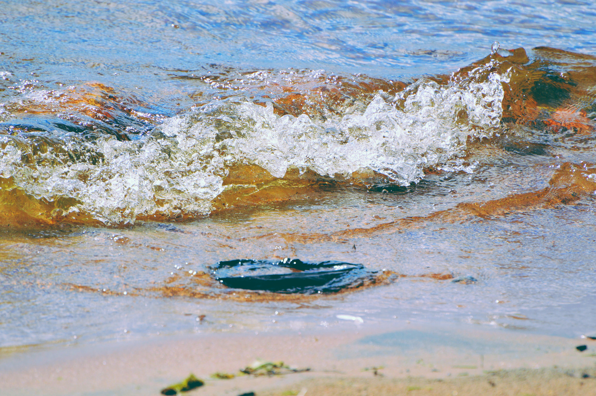 Nikon D3200 sample photo. Waves photography