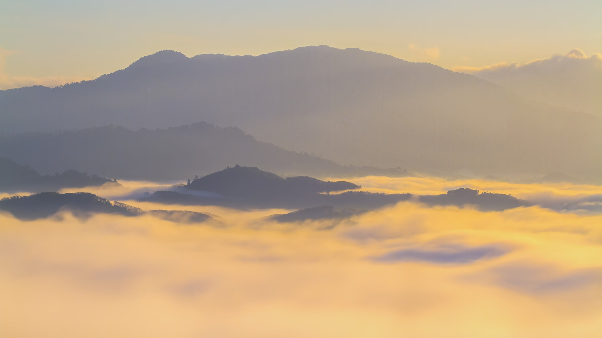 Canon EOS 7D sample photo. Tropical forest in the morning mountain valley lan photography
