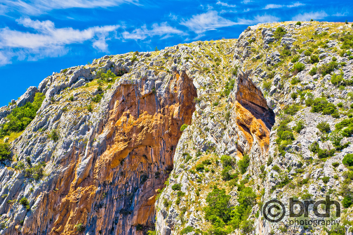Canon EF 70-300mm F4-5.6L IS USM sample photo. Cikola river canyon cliffs view photography