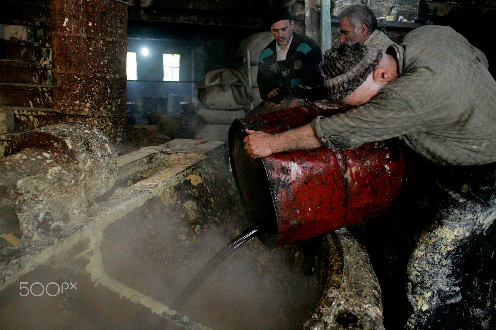 Canon EOS 5D + Sigma 24-70mm F2.8 EX DG Macro sample photo. Traditional olive oil soap factory, lebanon photography