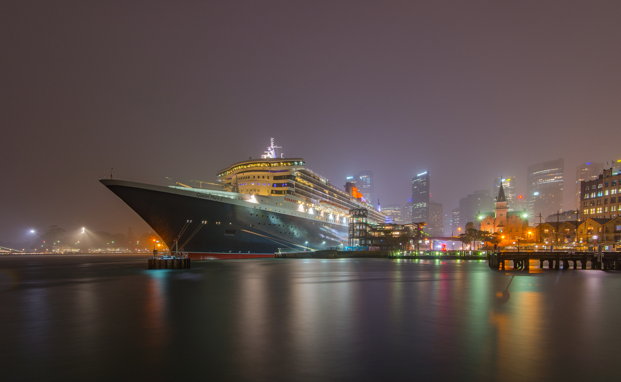 Nikon AF-S Nikkor 16-35mm F4G ED VR sample photo. Queen mary 2 photography