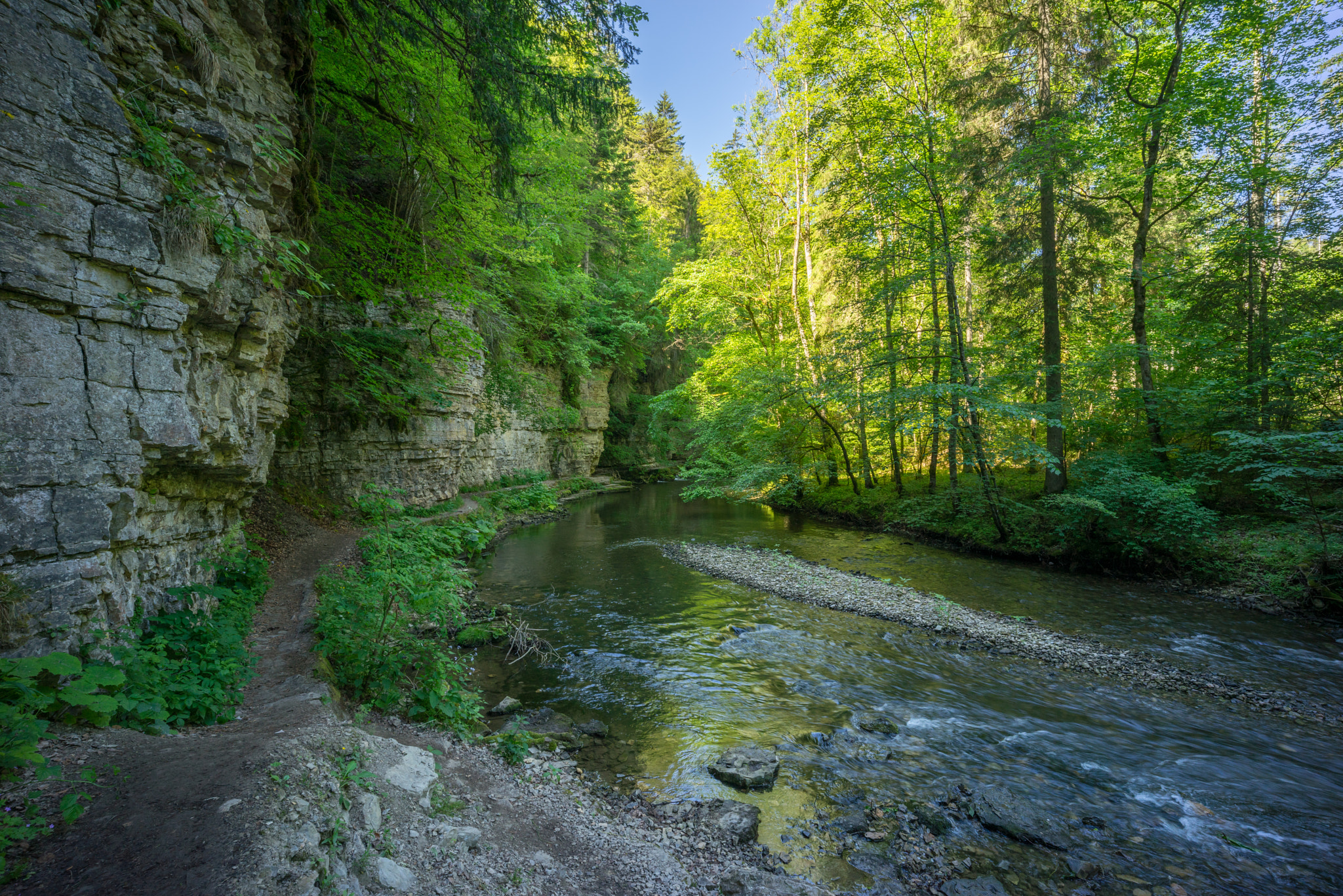 Sony a7R + Leica Tri-Elmar-M 16-18-21mm F4 ASPH sample photo. The wutach valley photography