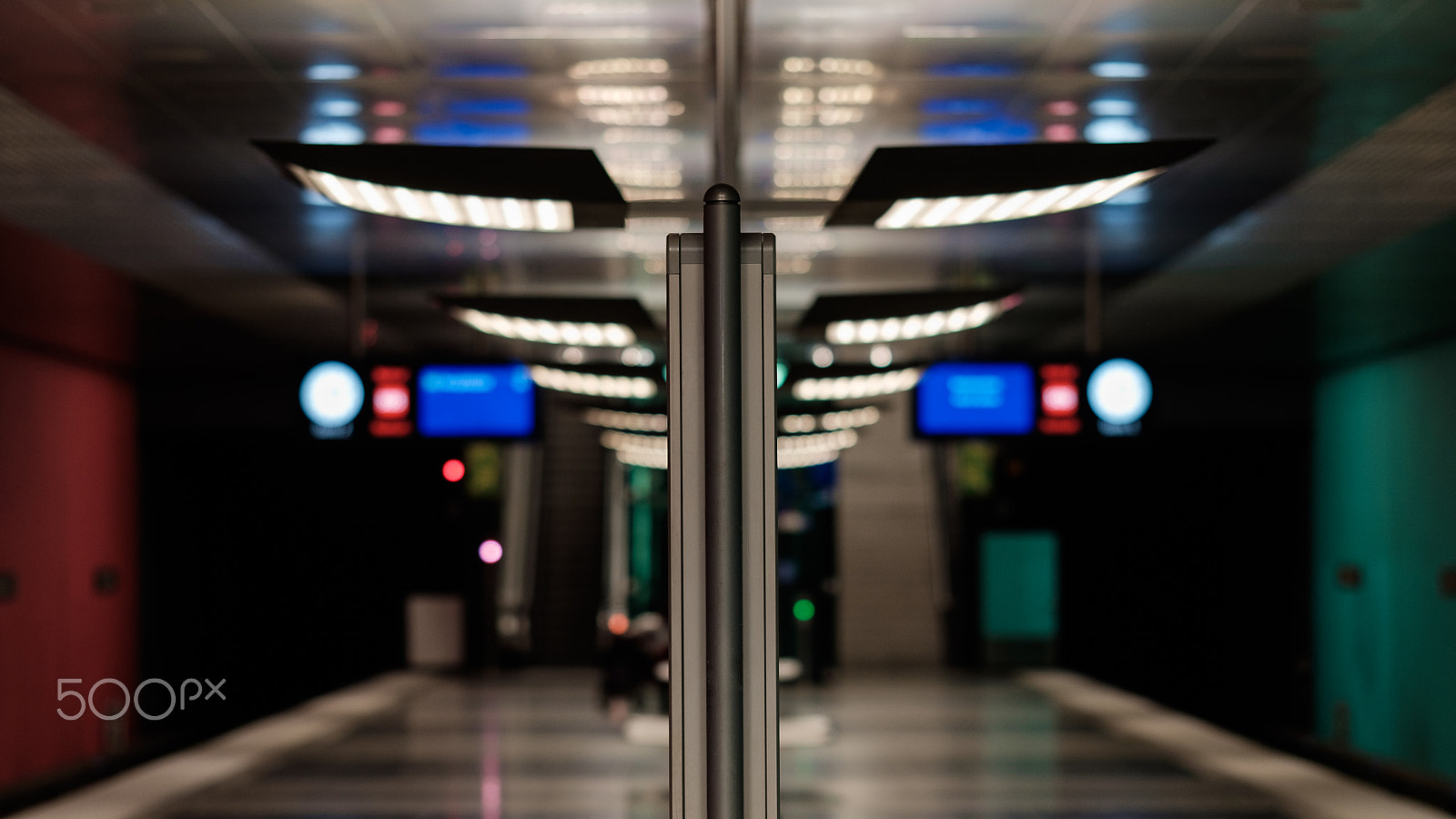 Fujifilm X-T1 sample photo. Subway station wettersteinplatz in munich photography