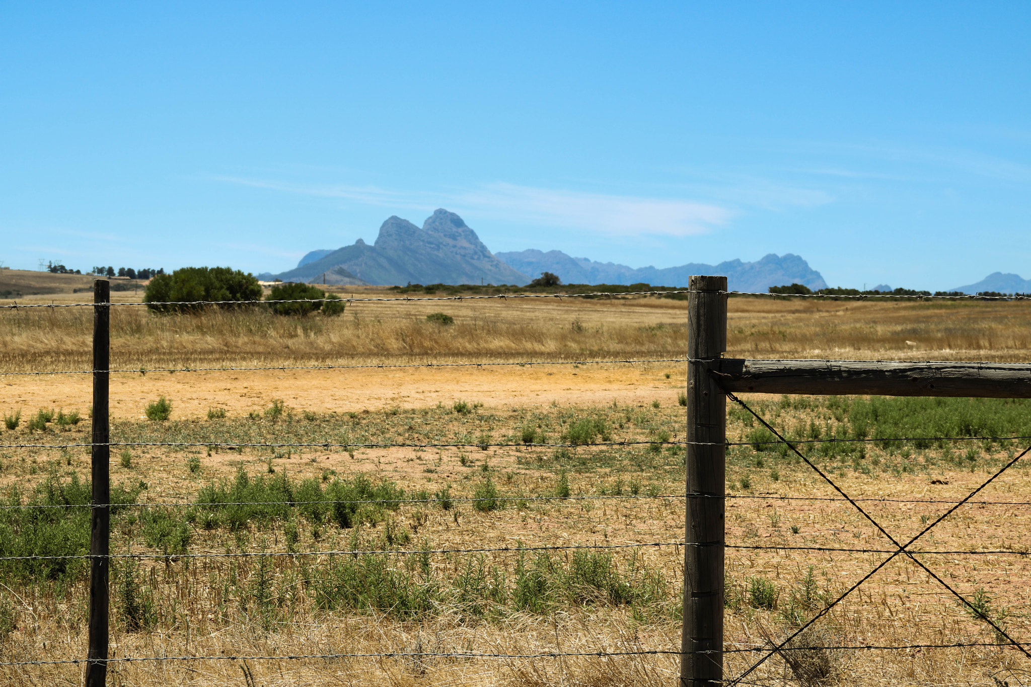Canon EOS 750D (EOS Rebel T6i / EOS Kiss X8i) + Canon EF-S 18-135mm F3.5-5.6 IS sample photo. Mountain in the distance photography