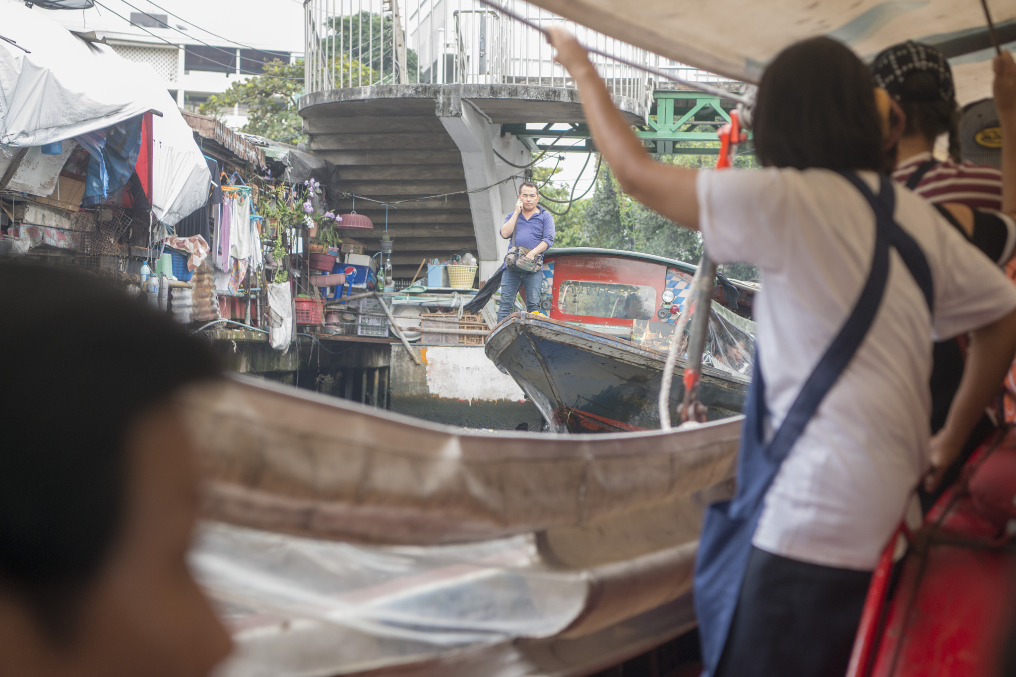 Nikon AF-S Nikkor 24-70mm F2.8E ED VR sample photo. Thailand bangkok khlong saen saeb boat photography
