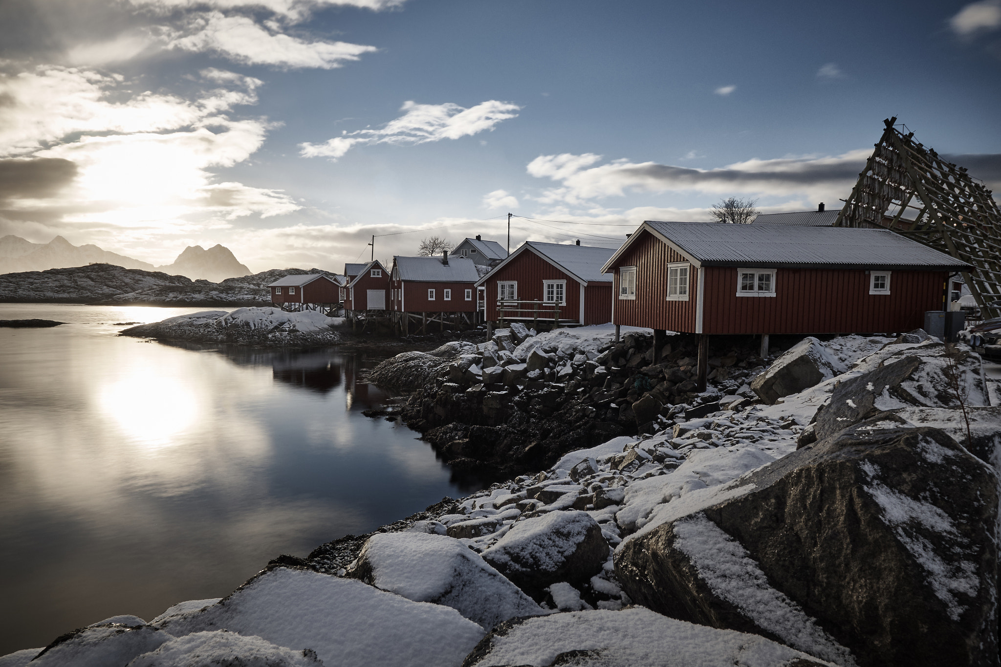 Olympus OM-D E-M10 sample photo. Sunrise in svolvaer photography