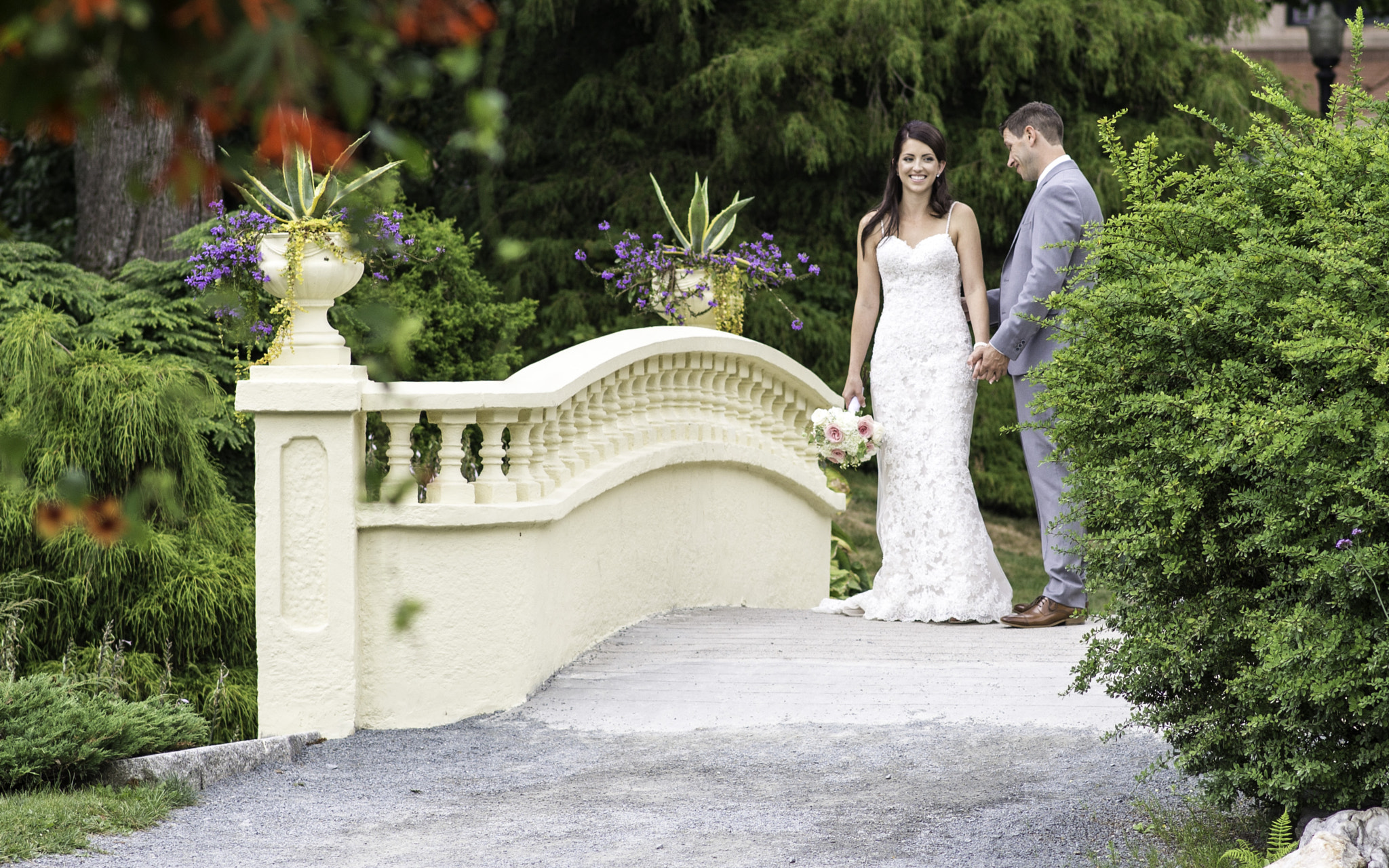 Nikon D600 + Nikon AF-S Nikkor 85mm F1.8G sample photo. Pullic gardens wedding photography