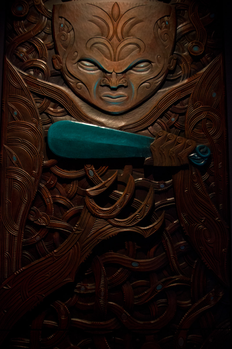 Canon EF 28-135mm F3.5-5.6 IS USM sample photo. Maori carving photography