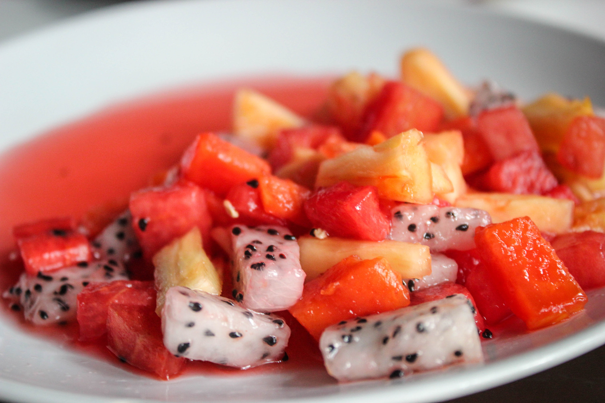 Canon EF-S 18-55mm F3.5-5.6 III sample photo. Fruit salad photography