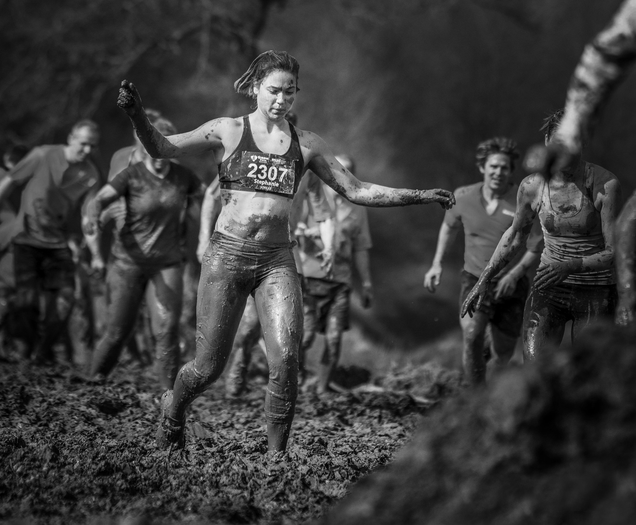 Canon EOS 7D sample photo. Mud girl photography
