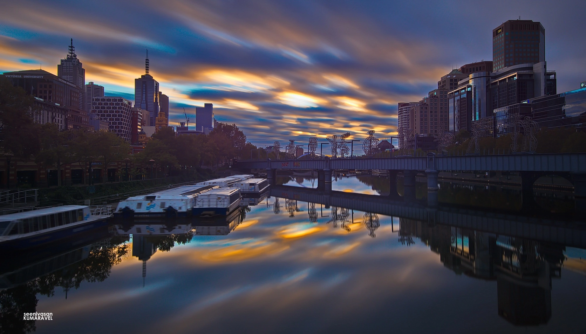 first light of Melbourne...