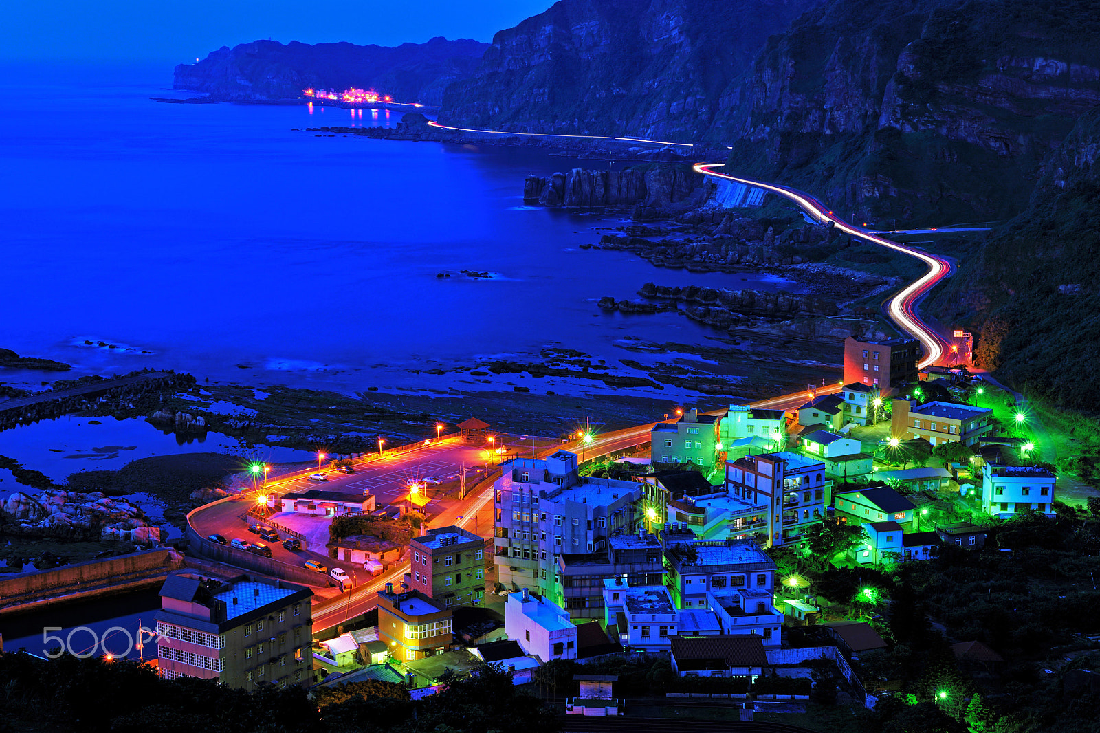 Nikon D3X sample photo. 建設,碼頭,船,夜晚 photography