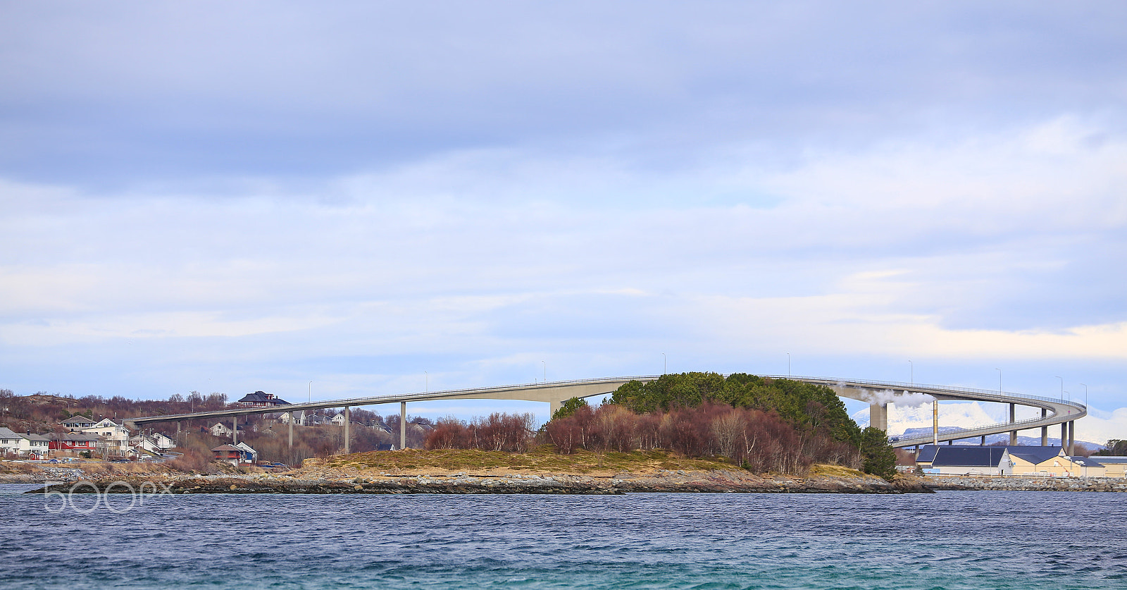 Canon EF 70-300mm F4-5.6L IS USM sample photo. Bronnoysund bridge photography
