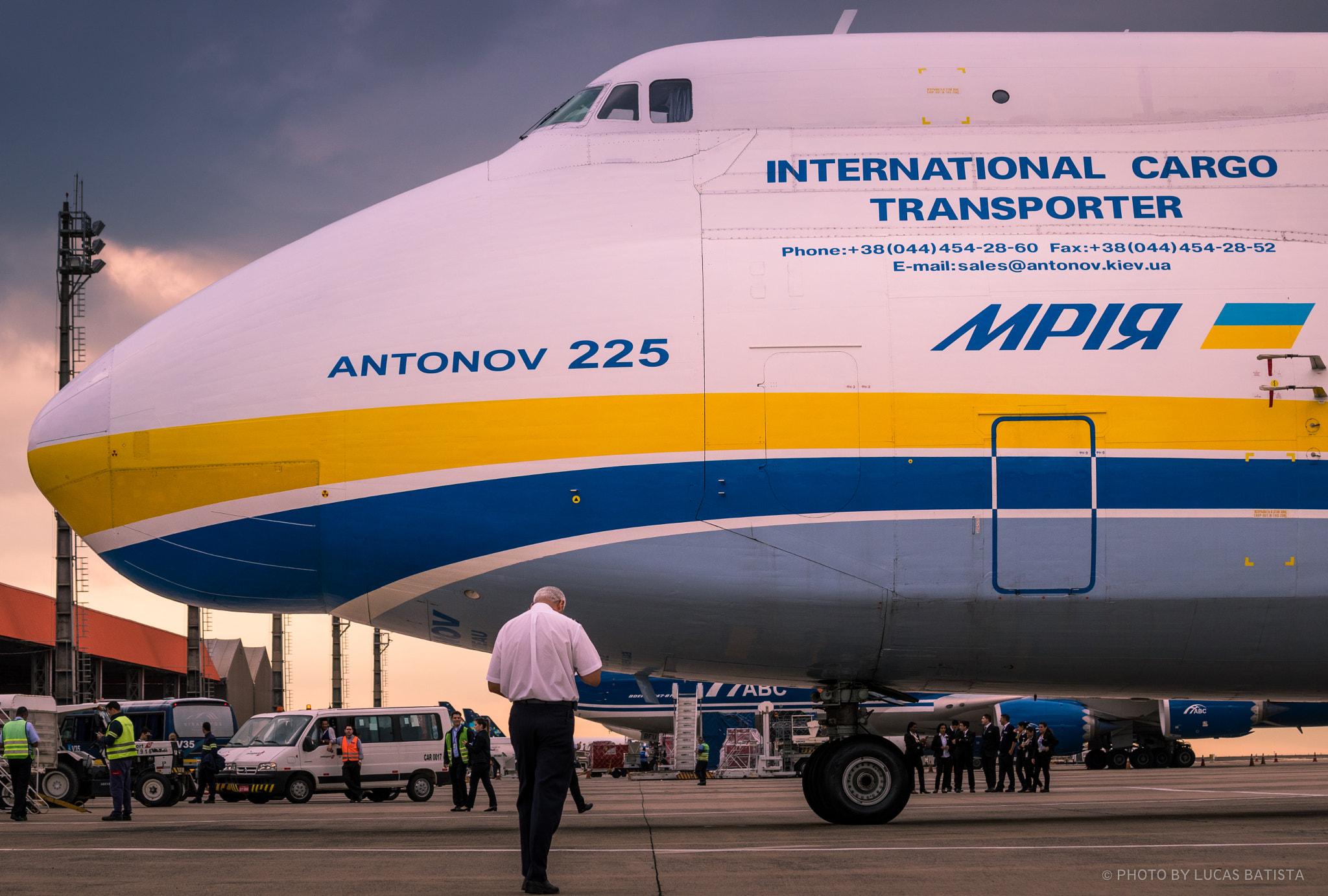 Canon EF 70-300mm F4-5.6 IS USM sample photo. Antonov an225 mriya | reg.: ur-82060 | campinas, vcp - 2016 photography