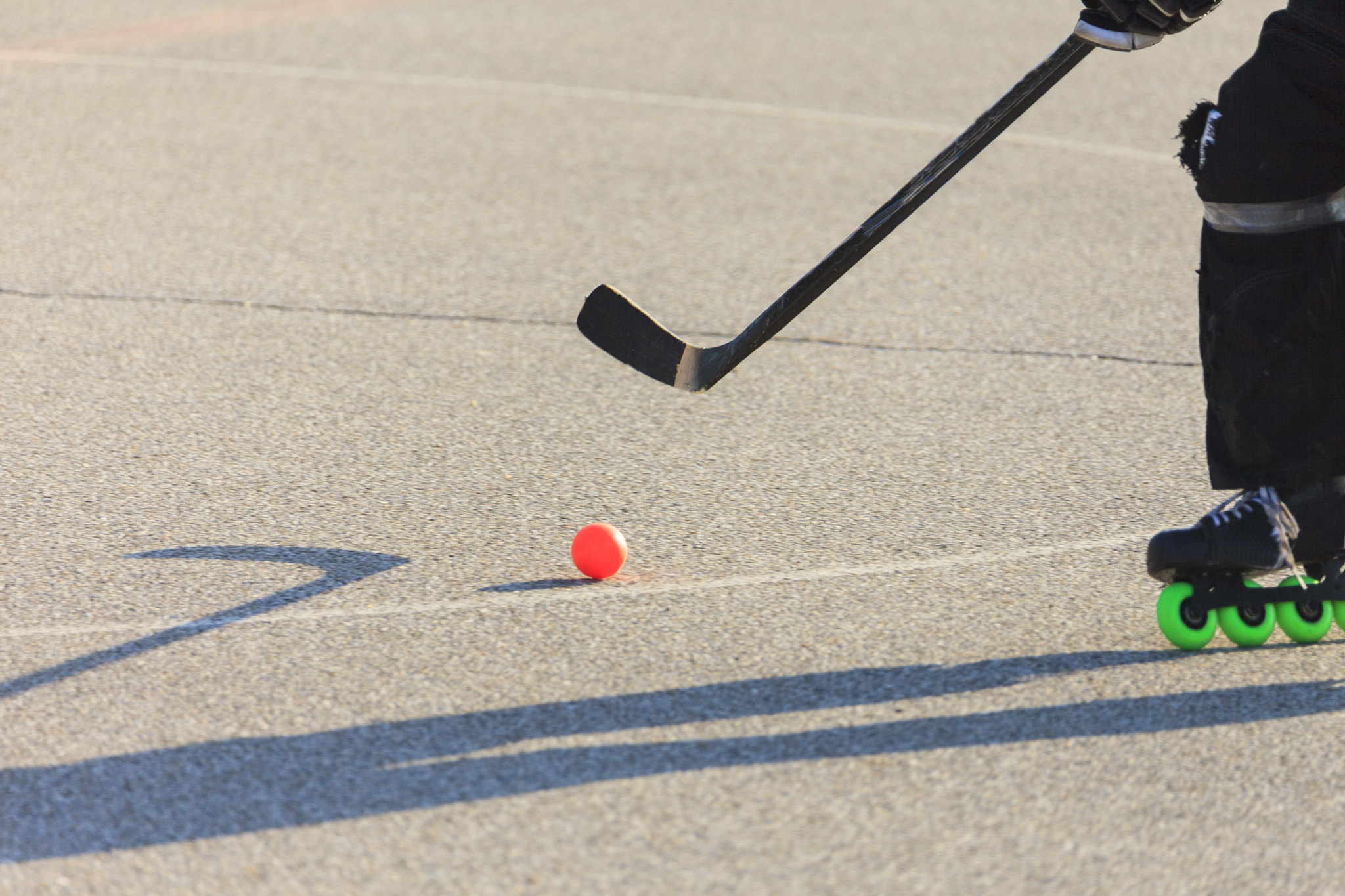 Canon EF 28-300mm F3.5-5.6L IS USM sample photo. Handling the puck photography
