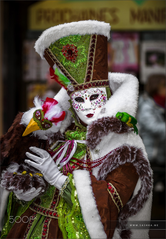 Minolta AF 80-200mm F2.8 HS-APO G sample photo. Editorial, 4 march 2017: rosheim, france: venetian carnival mask photography