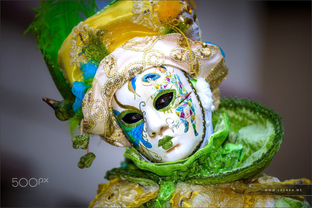 Minolta AF 80-200mm F2.8 HS-APO G sample photo. Editorial, 4 march 2017: rosheim, france: venetian carnival mask photography