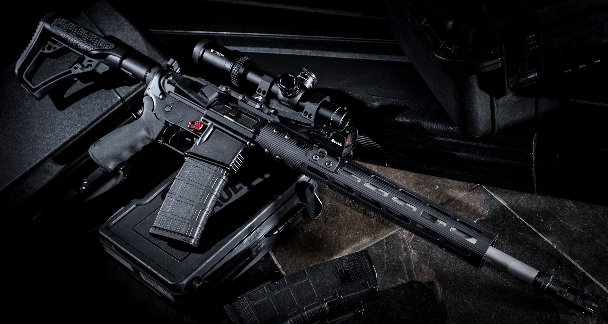 Nikon D810 sample photo. Custom ar-15 photography