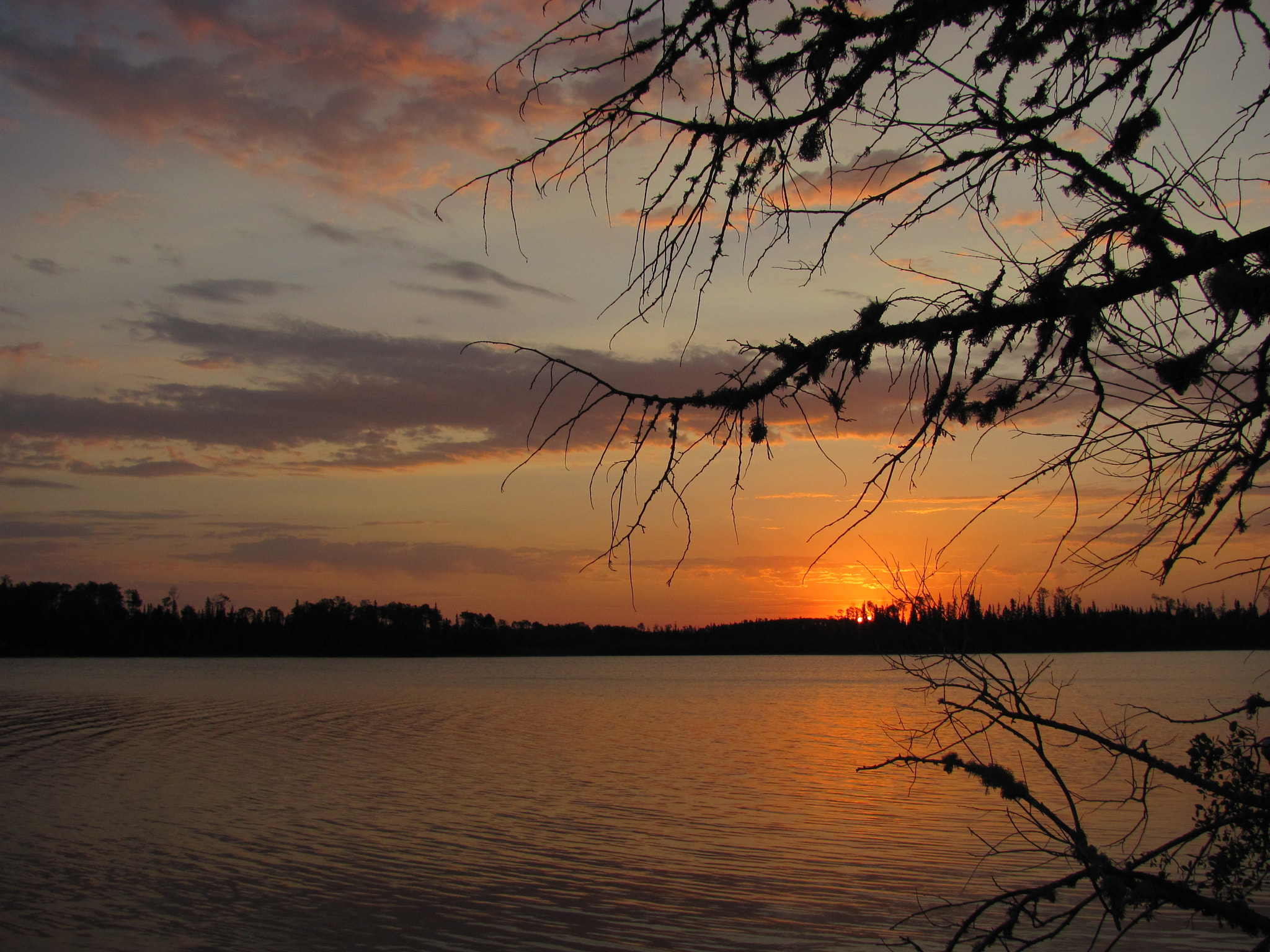Canon PowerShot SX120 IS sample photo. Sunrise o'sullivan lake - september, 2012 photography