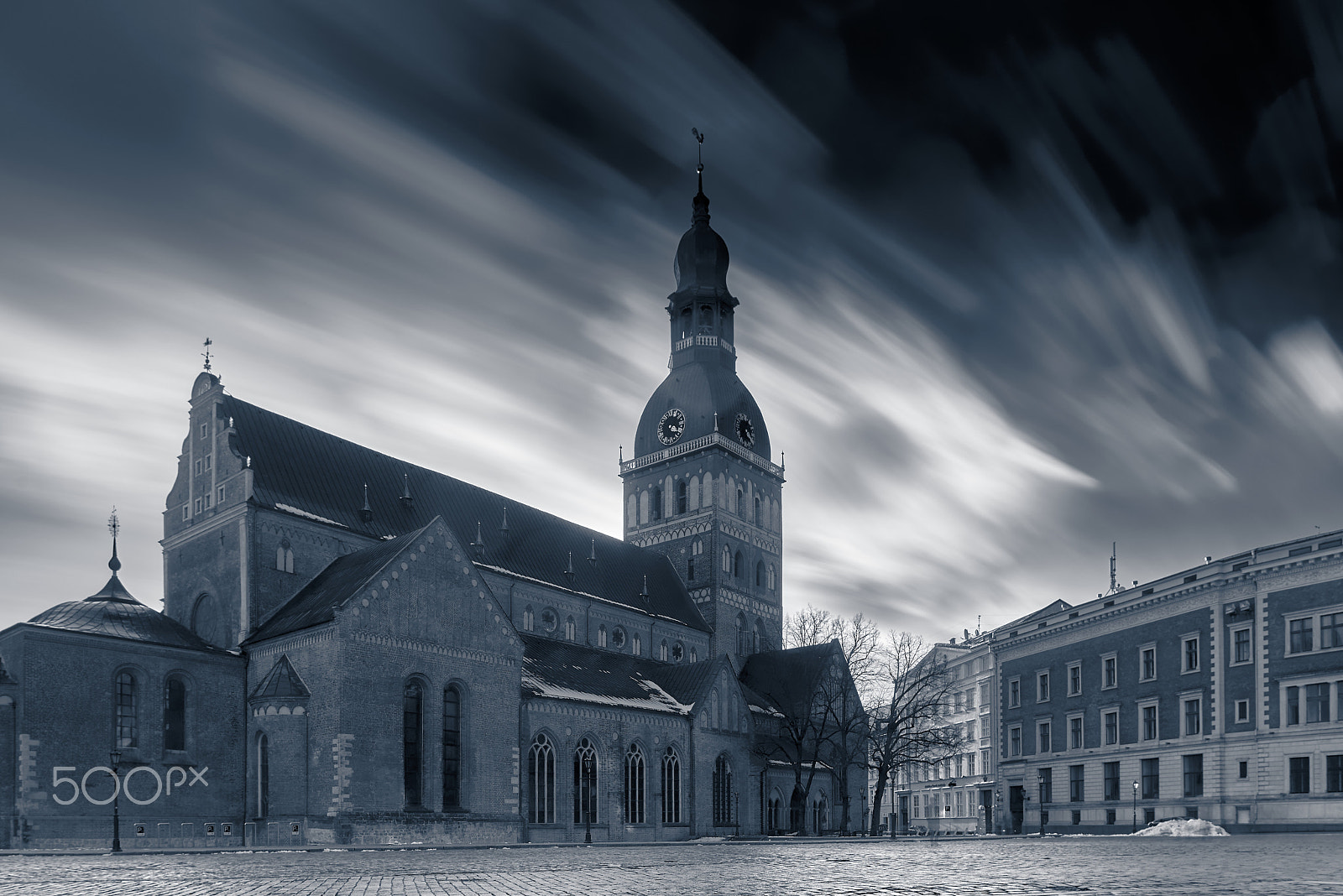 Nikon PC-E Nikkor 24mm F3.5D ED Tilt-Shift sample photo. Riga cityscape photography