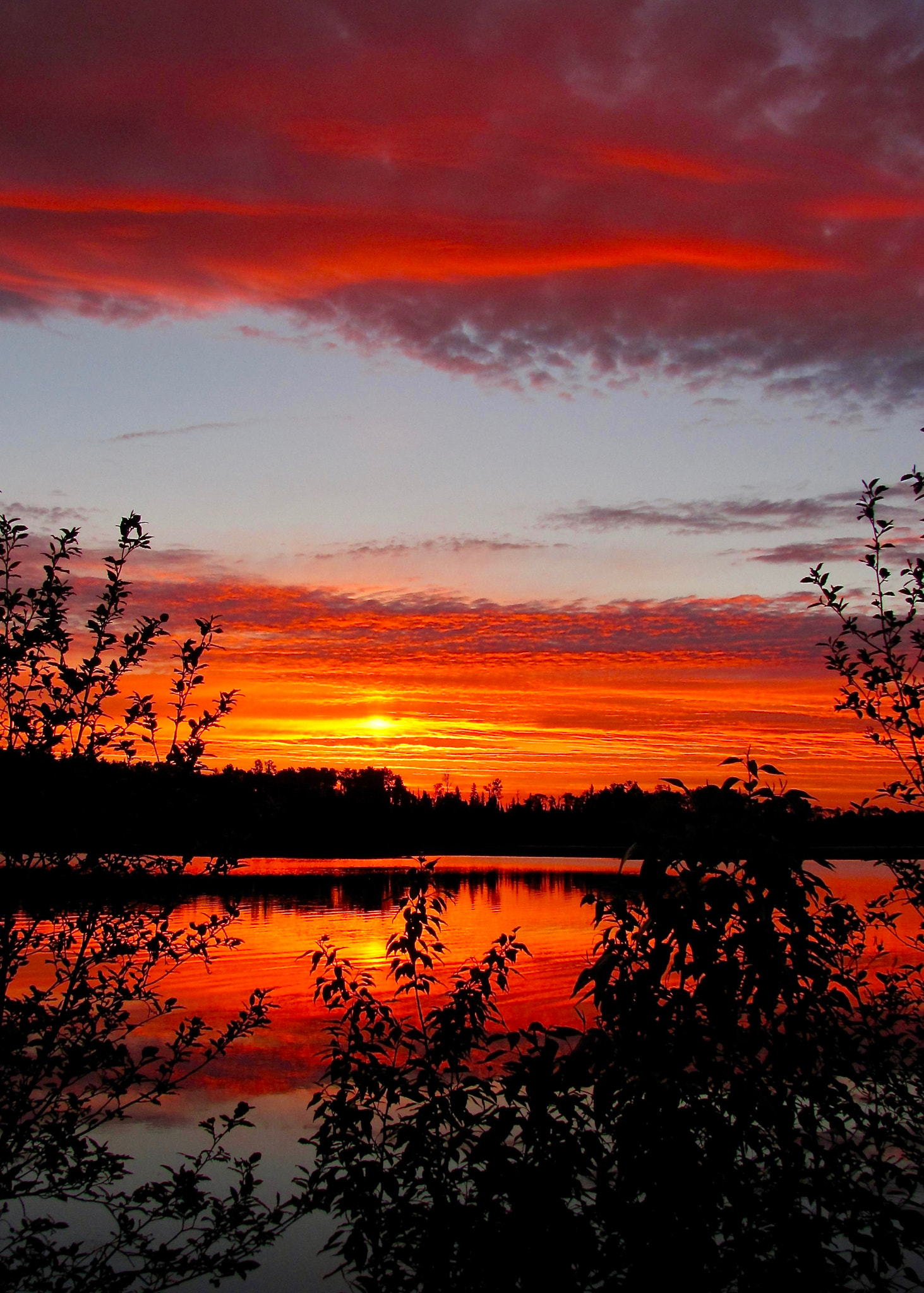 Canon PowerShot SX120 IS sample photo. Sunrise o'sullivan lake - june, 2013 photography