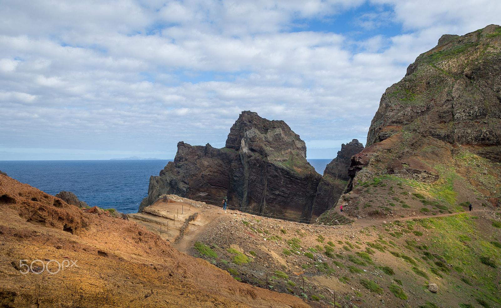 Nikon D3S sample photo. Tourists on the rocky hiking path. photography