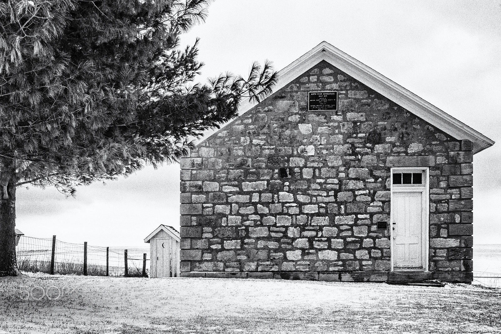 Canon EF-S 17-85mm F4-5.6 IS USM sample photo. "north river schoolhouse" photography