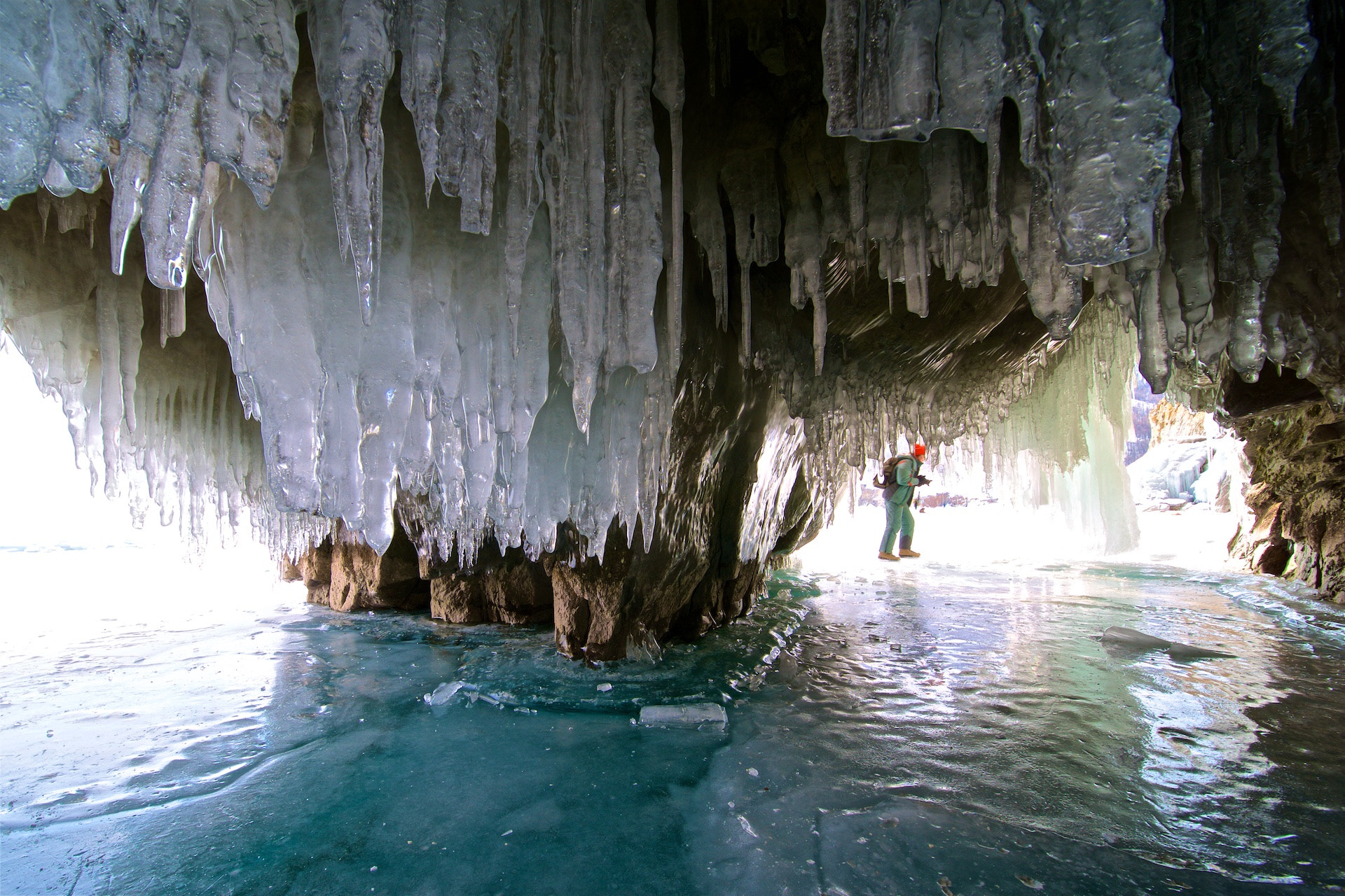 Nikon D800 sample photo. Ice cave on lake baikal photography