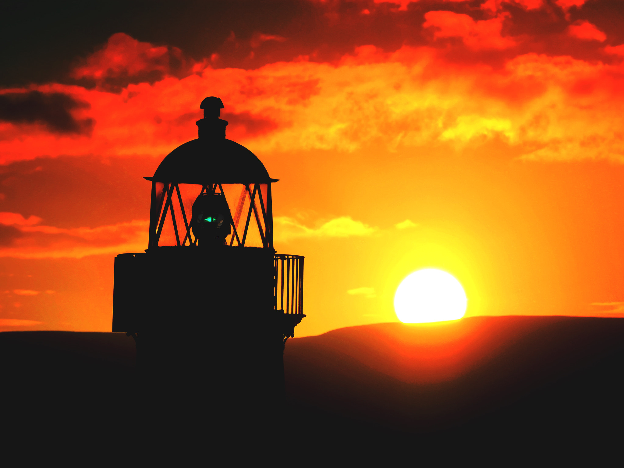 Olympus OM-D E-M1 sample photo. Sunrise over perch lighthouse photography