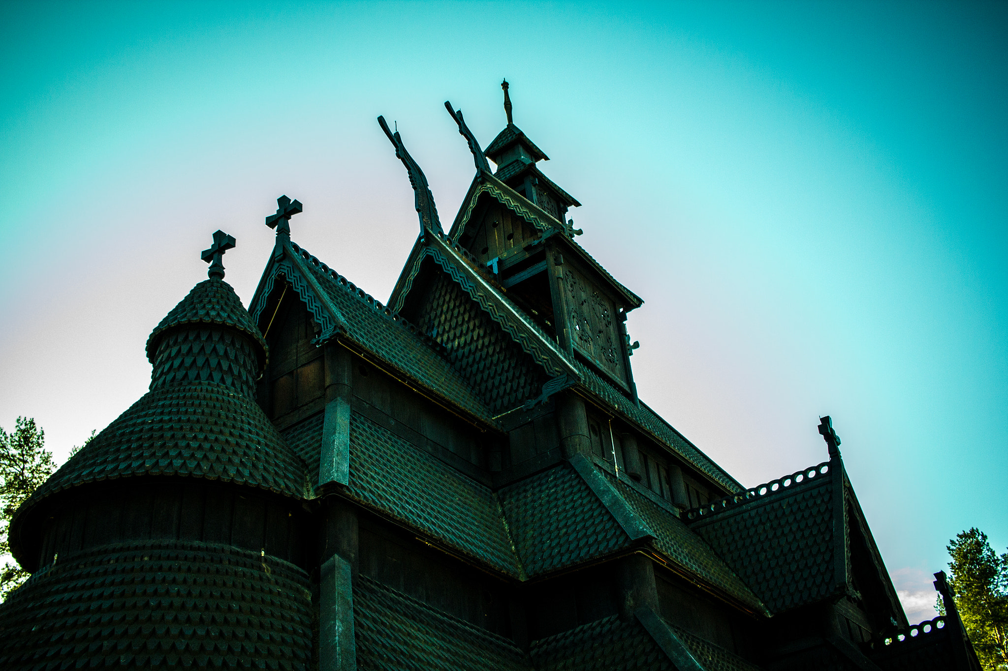 Canon EF-S 24mm F2.8 STM sample photo. Stavkirke photography