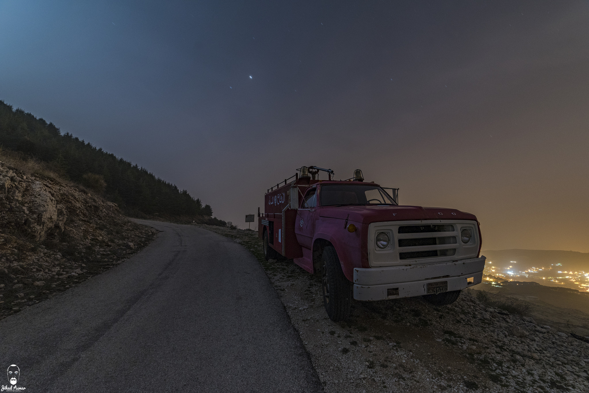 Samyang 14mm F2.8 ED AS IF UMC sample photo. A night walk in the reserve - lebanon photography