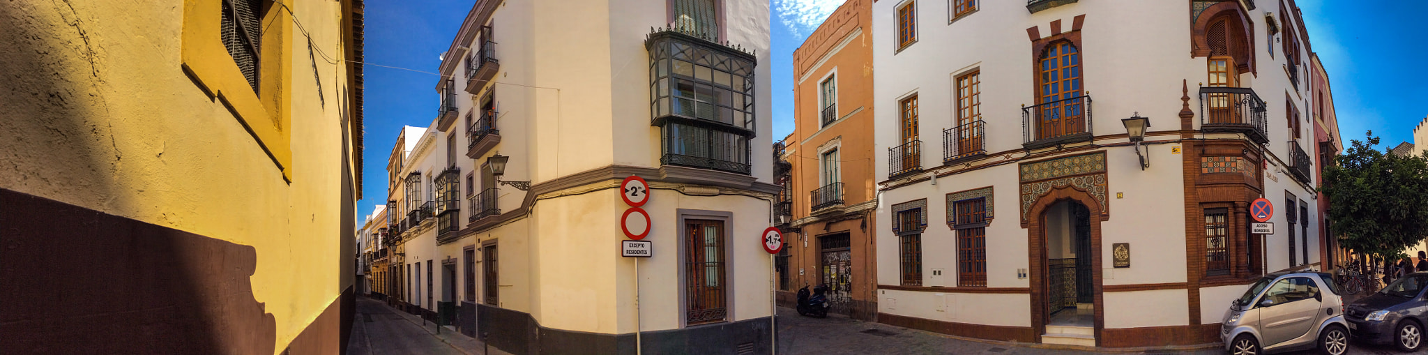 iPad mini 2 back camera 3.3mm f/2.4 sample photo. The street of seville, spain. photography
