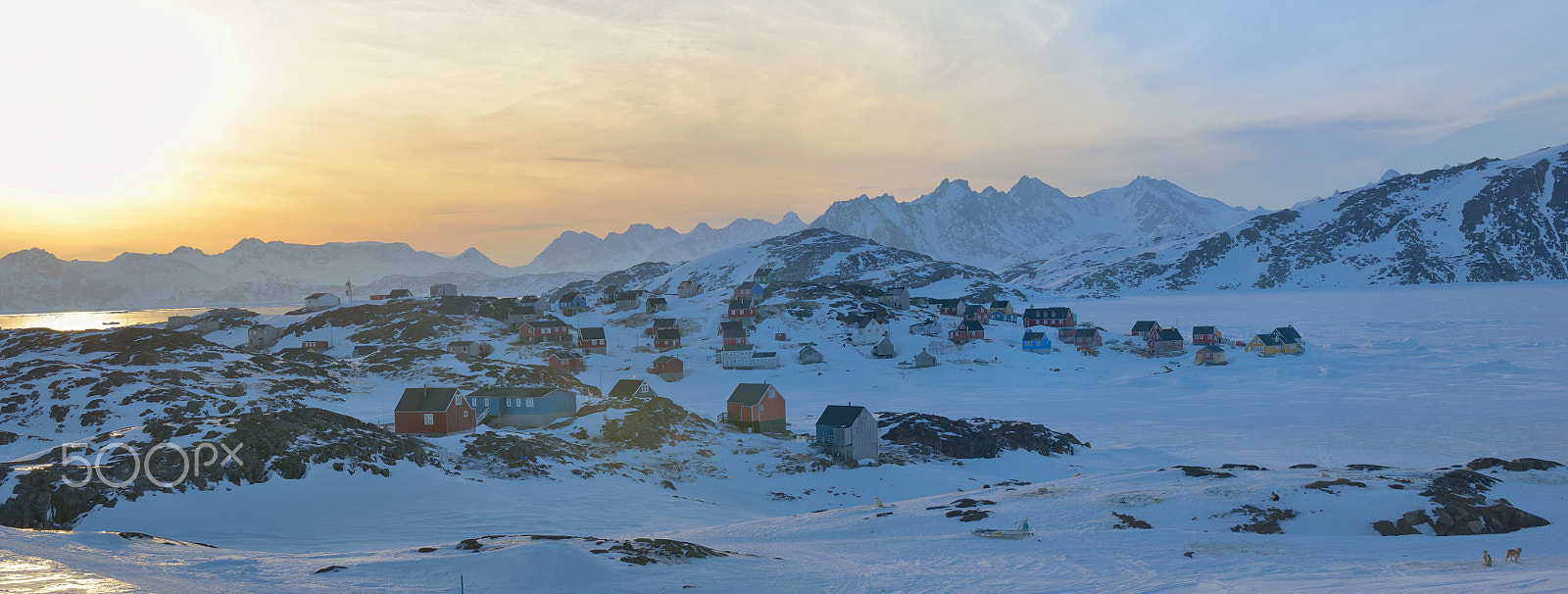 AF Zoom-Nikkor 80-200mm f/4.5-5.6D sample photo. Greenland landscape  in spring time photography