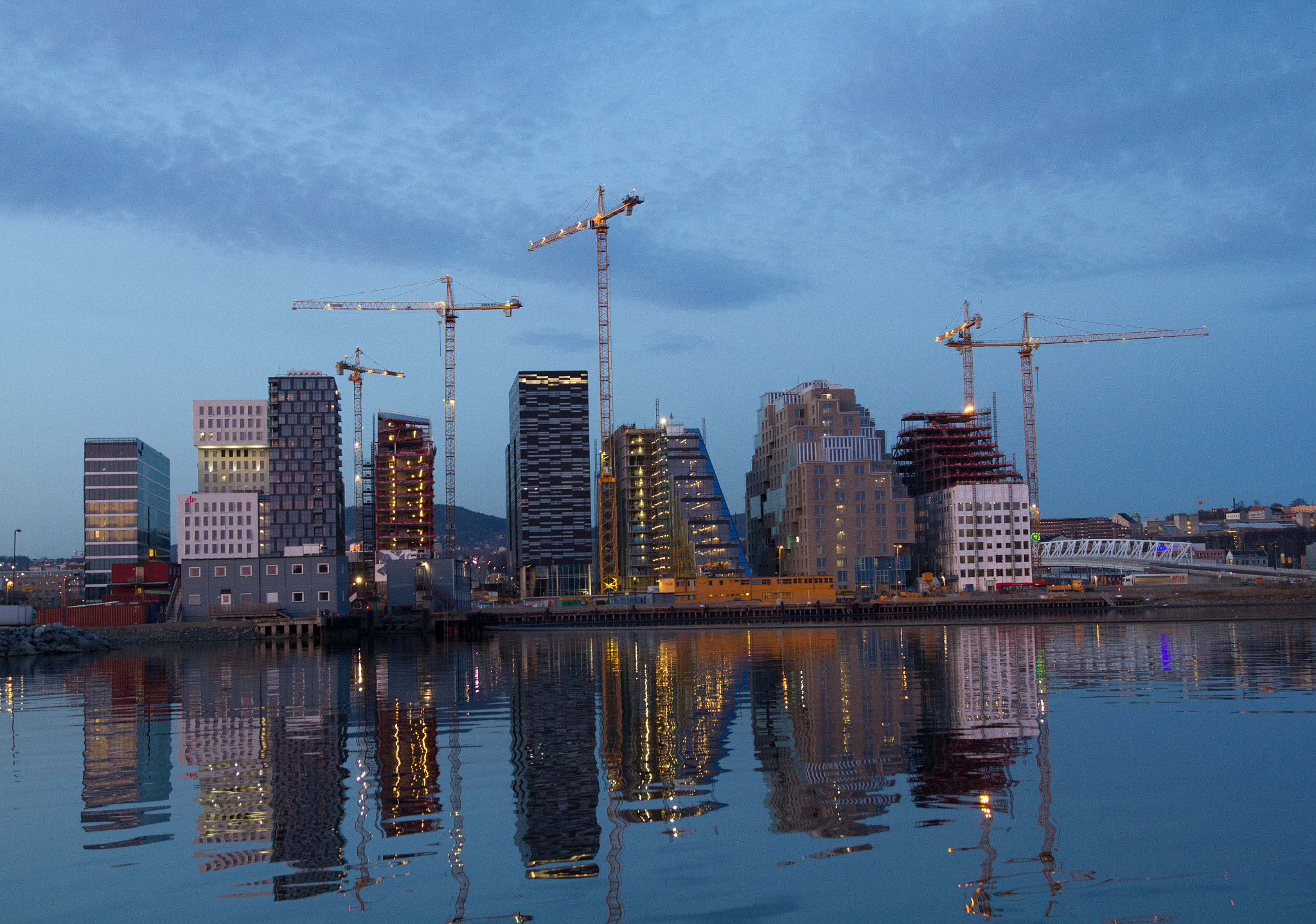 Canon EOS 7D sample photo. Bjørvika in oslo photography