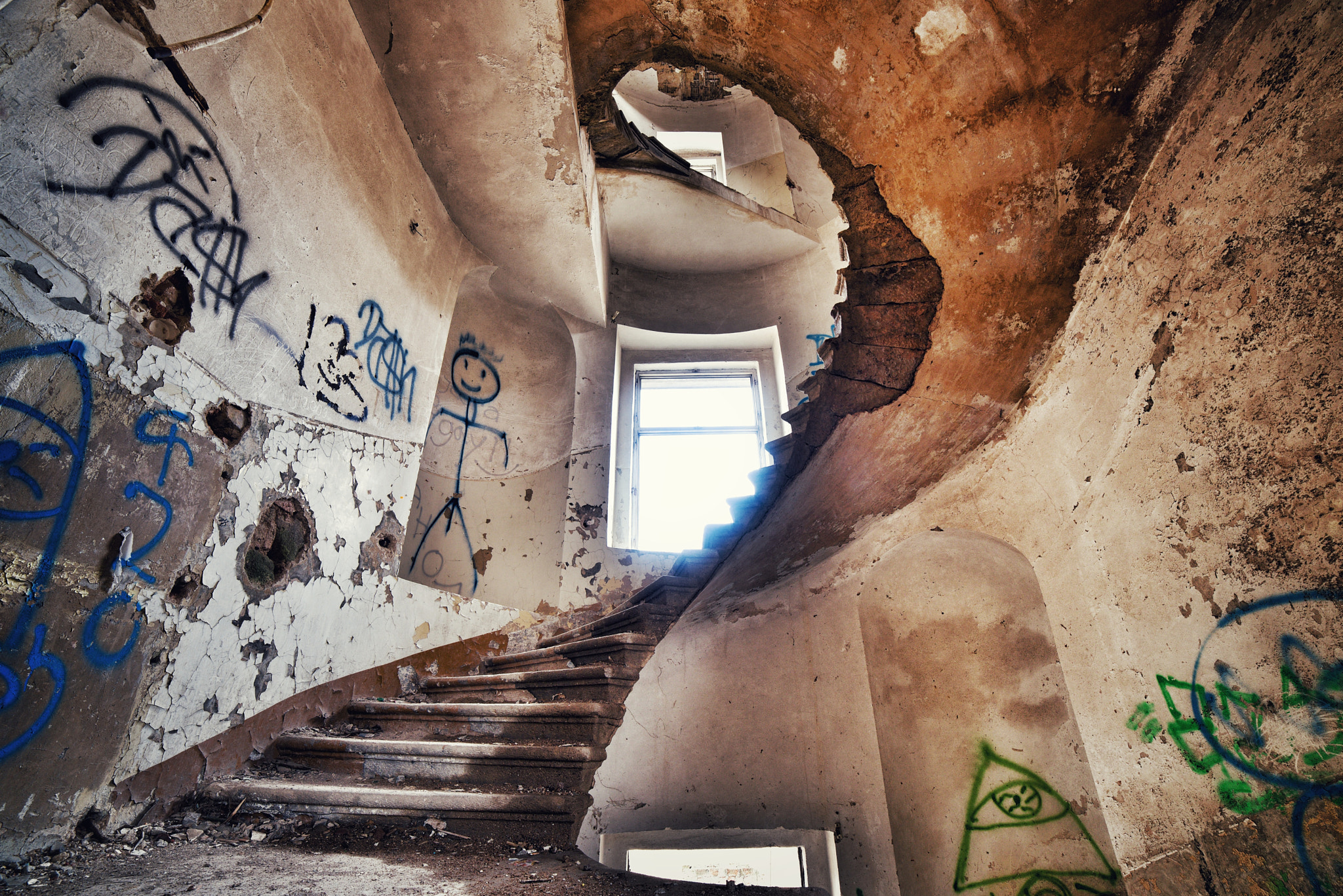 Samyang 14mm F2.8 ED AS IF UMC sample photo. Stairs  photography