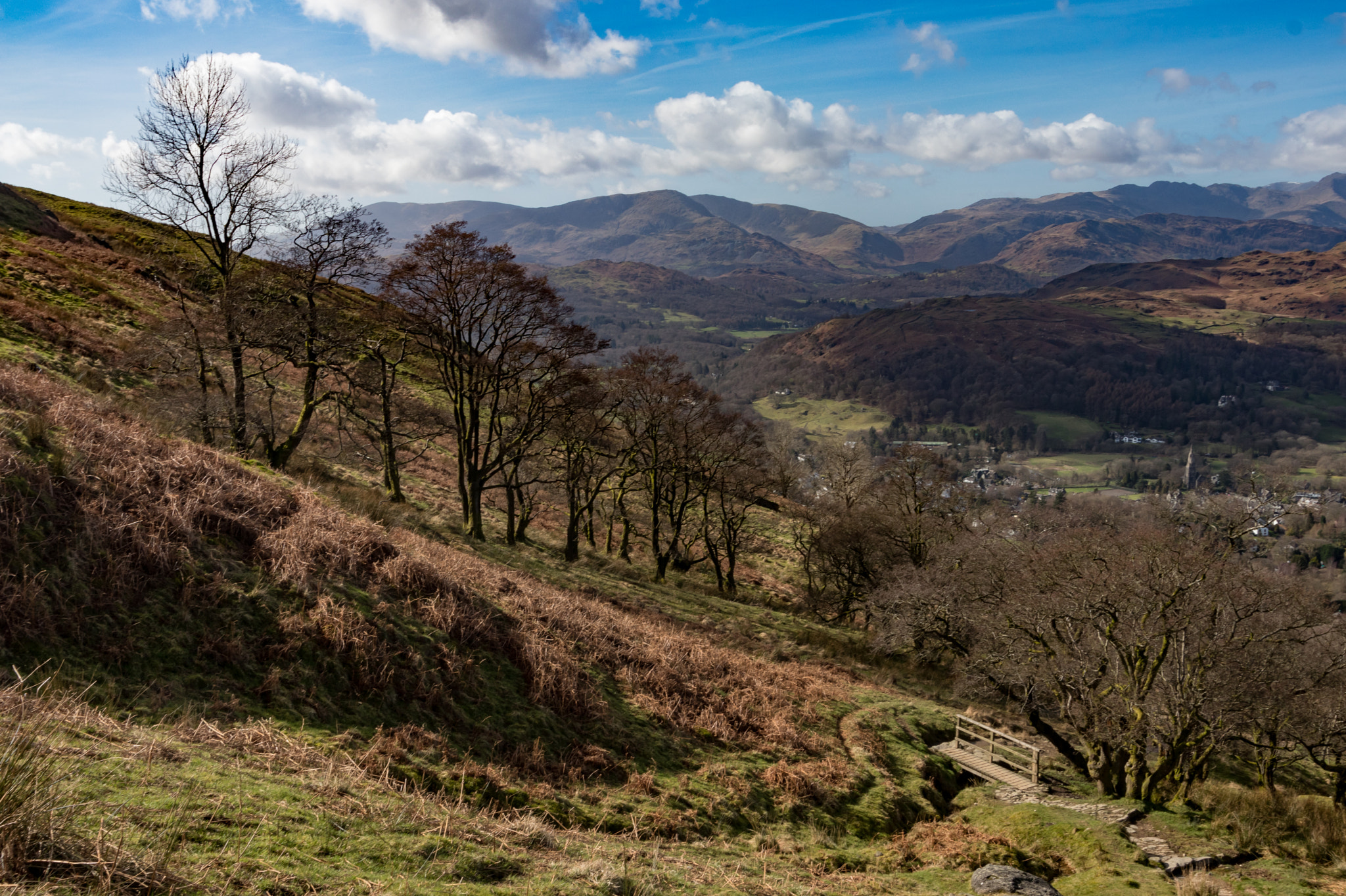 Canon EF-S 10-22mm F3.5-4.5 USM sample photo. Footbridge to the valley floor photography