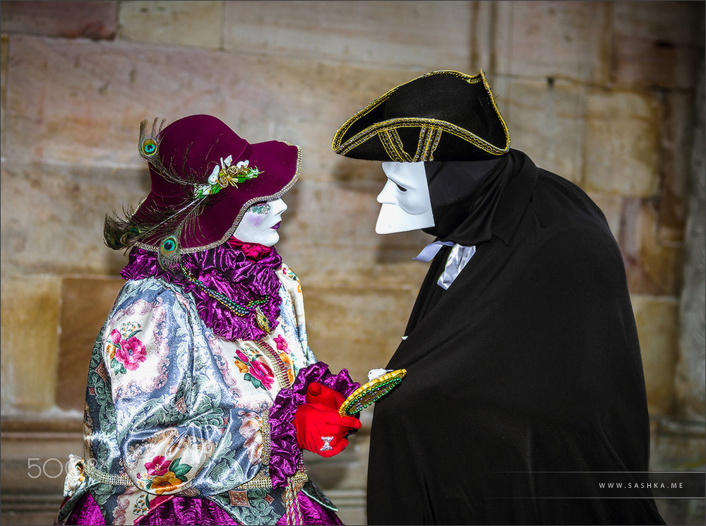 Minolta AF 80-200mm F2.8 HS-APO G sample photo. Editorial, 4 march 2017: rosheim, france: venetian carnival mask photography