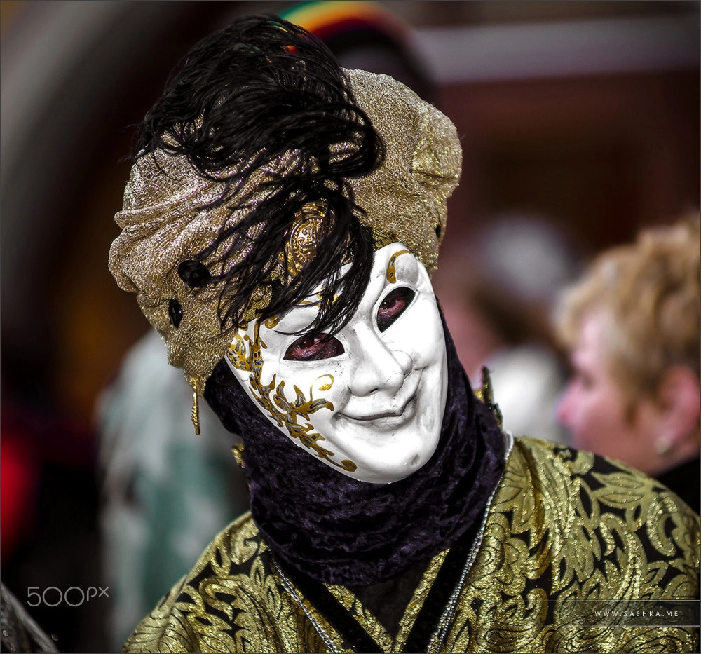 Minolta AF 80-200mm F2.8 HS-APO G sample photo. Editorial, 4 march 2017: rosheim, france: venetian carnival mask photography
