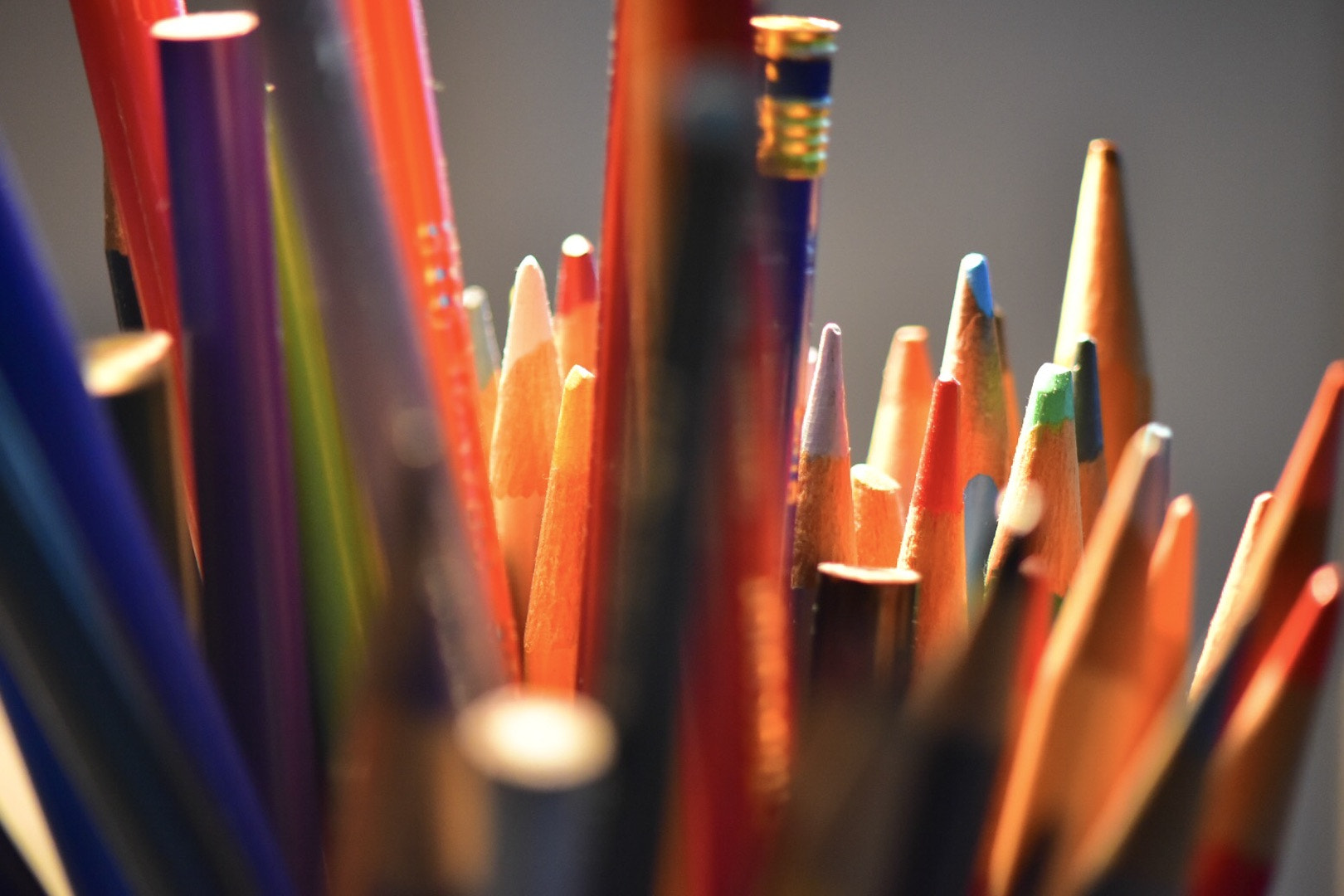 Manual Lens No CPU sample photo. Pencils photography