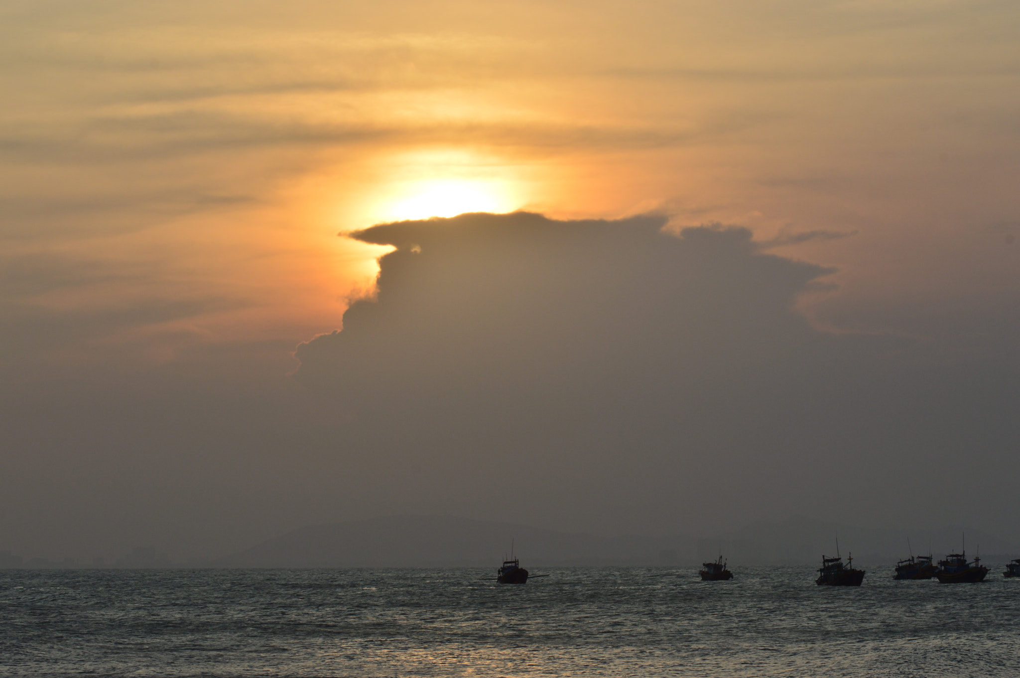 Nikon D3200 sample photo. Sunset over the fishing fleet photography