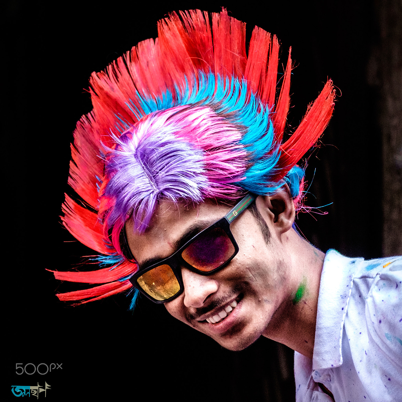Fujifilm XF 55-200mm F3.5-4.8 R LM OIS sample photo. Colourful hair photography
