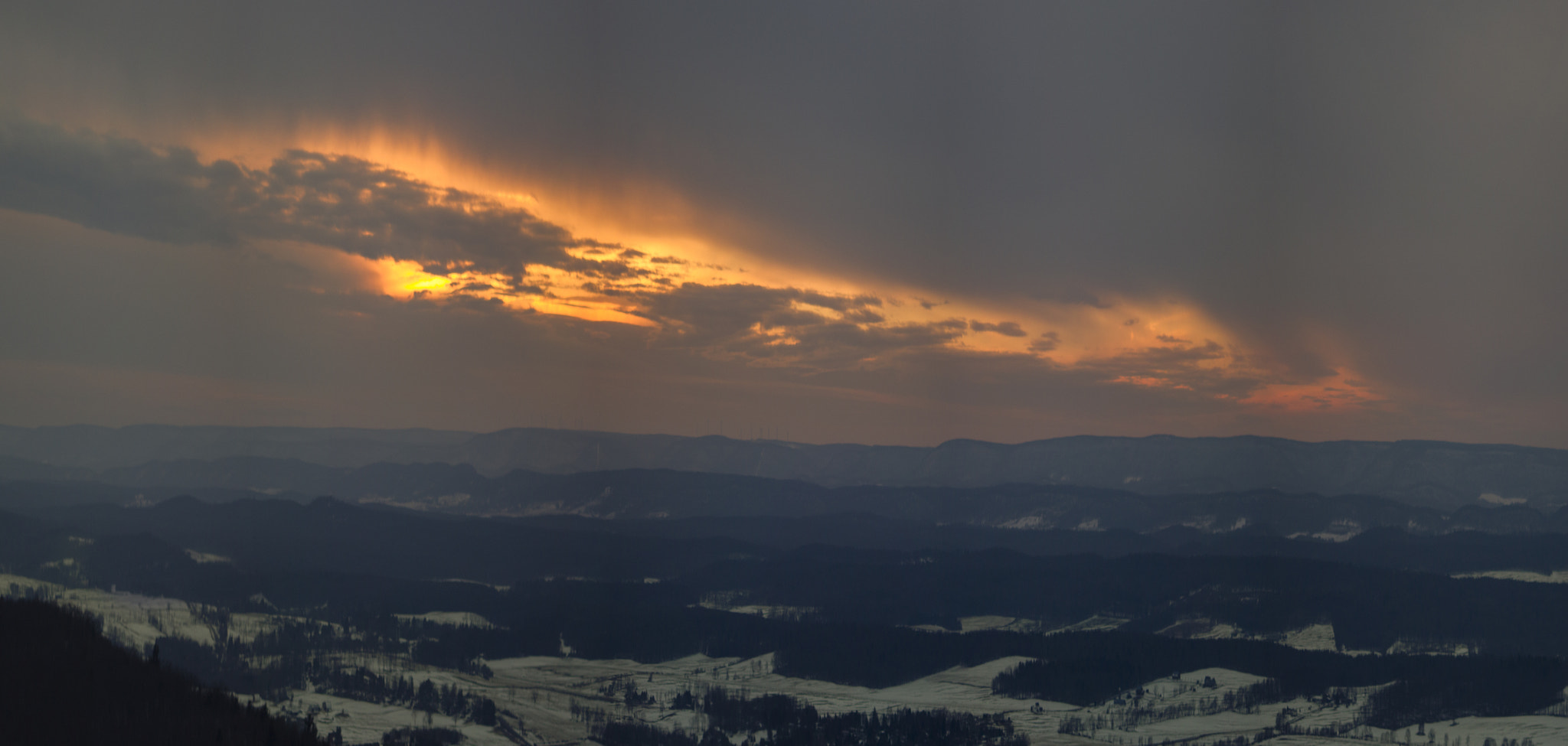 Canon EF-S 55-250mm F4-5.6 IS sample photo. Sky ablaze photography