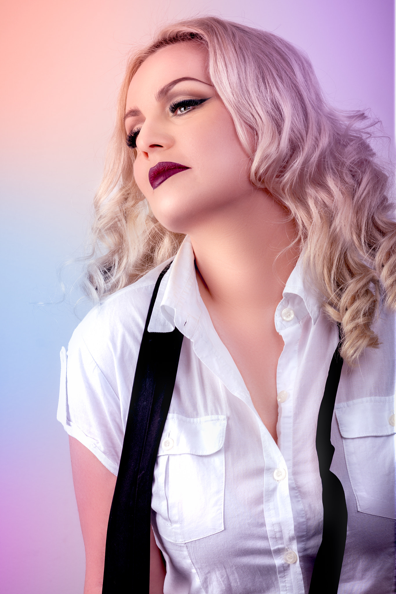 Sigma 85mm F1.4 EX DG HSM sample photo. Blonde photography