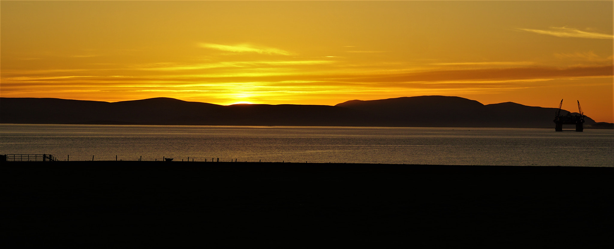 Sony a6000 sample photo. Sunset in orkney photography